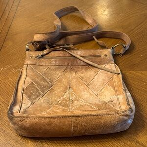 Lucky Brand Tan Crossbody Bag